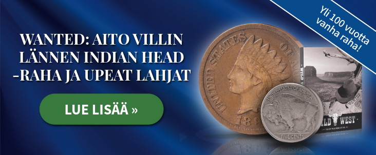Aito Indian Head villin lännen ajalta!